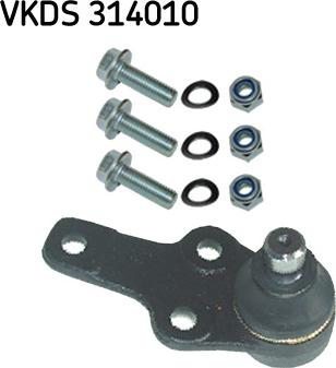 SKF VKDS 314010 - Balst / Virzošais šarnīrs autospares.lv