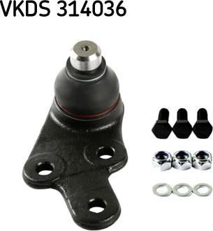 SKF VKDS 314036 - Ball Joint www.autospares.lv