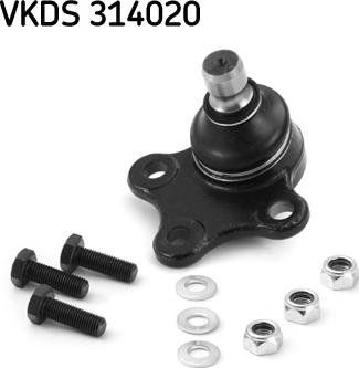 SKF VKDS 314020 - Balst / Virzošais šarnīrs autospares.lv