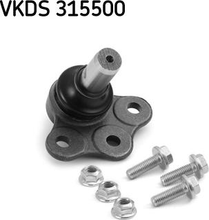 SKF VKDS 315500 - Balst / Virzošais šarnīrs www.autospares.lv