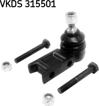 SKF VKDS 315501 - Balst / Virzošais šarnīrs www.autospares.lv