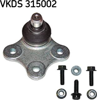 SKF VKDS 315002 - Шаровая опора, несущий / направляющий шарнир www.autospares.lv