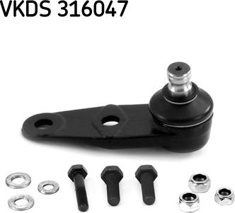 SKF VKDS 316047 - Шаровая опора, несущий / направляющий шарнир www.autospares.lv