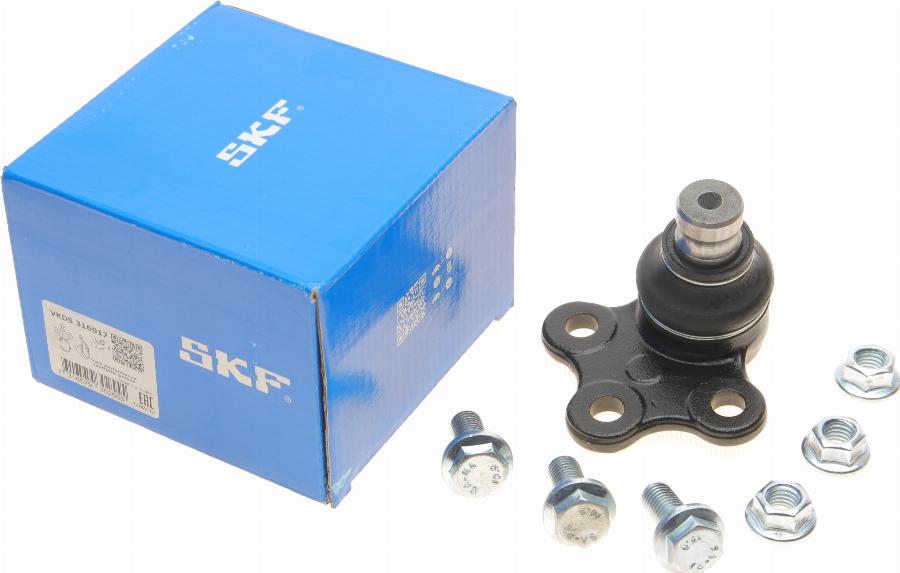 SKF VKDS 316017 - Шаровая опора, несущий / направляющий шарнир www.autospares.lv