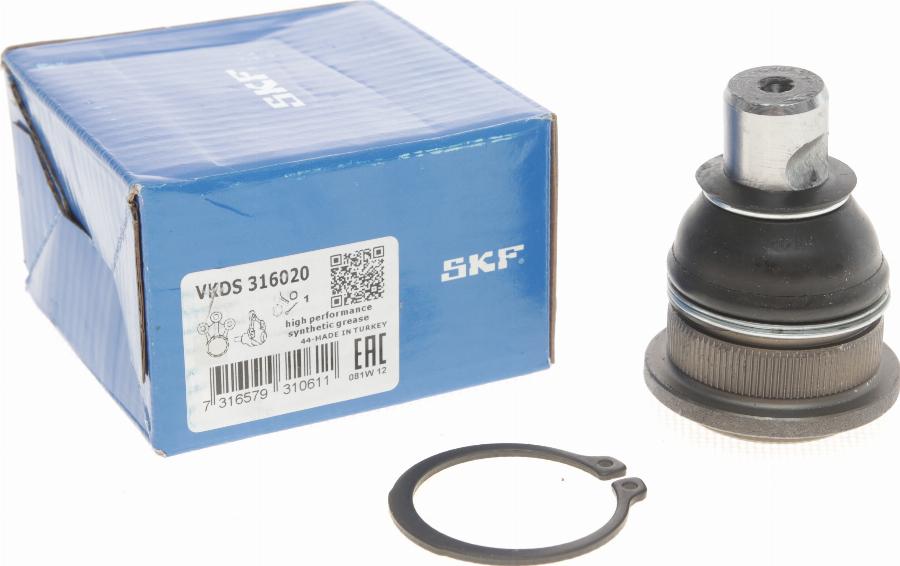 SKF VKDS 316020 - Шаровая опора, несущий / направляющий шарнир www.autospares.lv