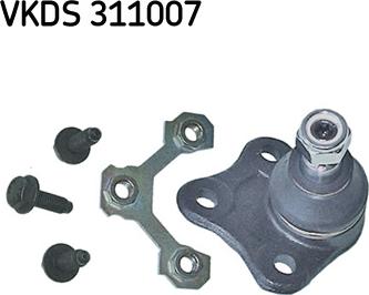 SKF VKDS 311007 - Шаровая опора, несущий / направляющий шарнир www.autospares.lv