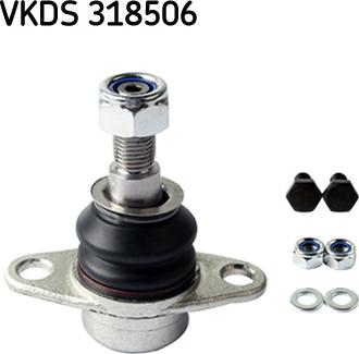 SKF VKDS 318506 - Balst / Virzošais šarnīrs www.autospares.lv