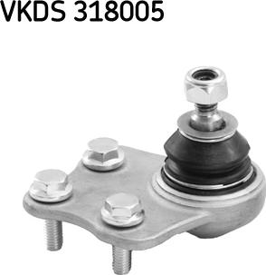 SKF VKDS 318005 - Balst / Virzošais šarnīrs www.autospares.lv