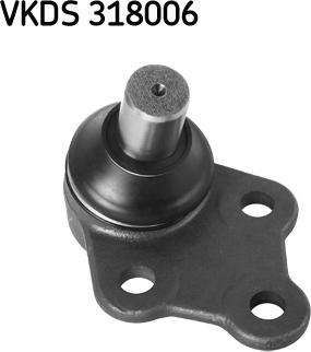 SKF VKDS 318006 - Balst / Virzošais šarnīrs www.autospares.lv