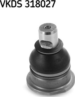 SKF VKDS 318027 - Шаровая опора, несущий / направляющий шарнир www.autospares.lv