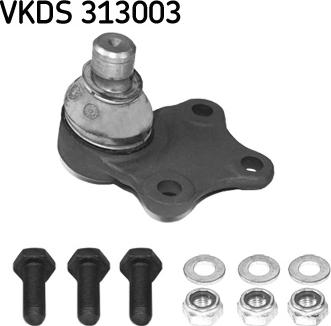 SKF VKDS 313003 - Шаровая опора, несущий / направляющий шарнир www.autospares.lv