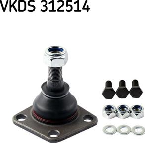 SKF VKDS 312514 - Balst / Virzošais šarnīrs www.autospares.lv