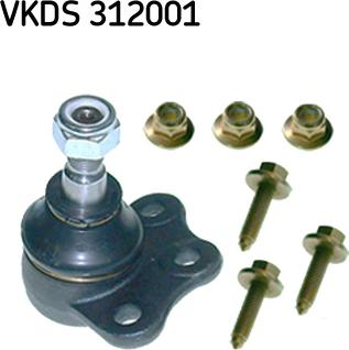 SKF VKDS 312001 - Balst / Virzošais šarnīrs www.autospares.lv