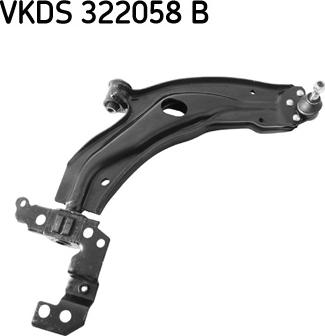 SKF VKDS 322058 B - Neatkarīgās balstiekārtas svira, Riteņa piekare autospares.lv