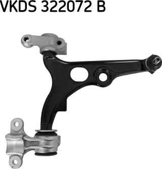 SKF VKDS 322072 B - Neatkarīgās balstiekārtas svira, Riteņa piekare autospares.lv