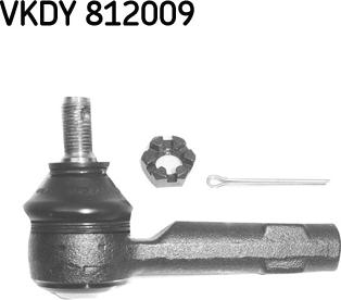 SKF VKDY 812009 - Stūres šķērsstiepņa uzgalis www.autospares.lv