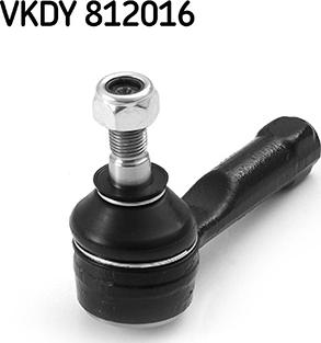 SKF VKDY 812016 - Stūres šķērsstiepņa uzgalis www.autospares.lv