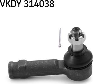 SKF VKDY 314038 - Stūres šķērsstiepņa uzgalis autospares.lv