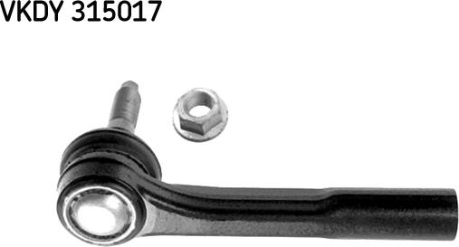 SKF VKDY 315017 - Stūres šķērsstiepņa uzgalis autospares.lv