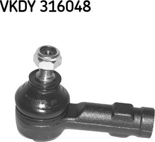 SKF VKDY 316048 - Наконечник рулевой тяги, шарнир www.autospares.lv