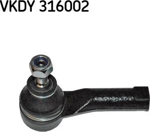 SKF VKDY 316002 - Наконечник рулевой тяги, шарнир www.autospares.lv