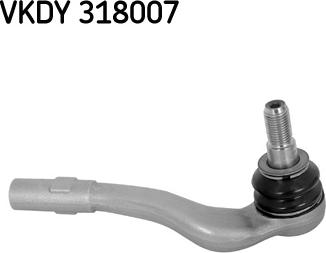 SKF VKDY 318007 - Stūres šķērsstiepņa uzgalis autospares.lv