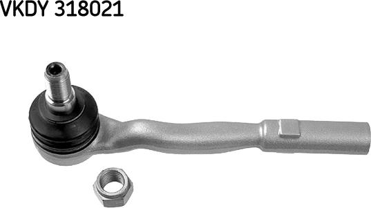 SKF VKDY 318021 - Tie Rod End www.autospares.lv