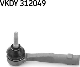 SKF VKDY 312049 - Stūres šķērsstiepņa uzgalis www.autospares.lv