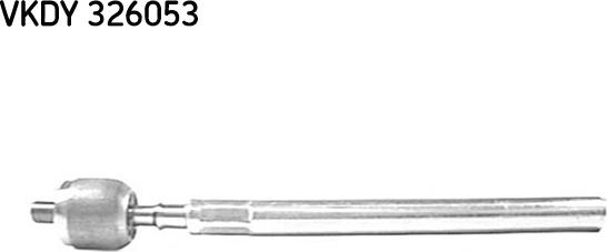 SKF VKDY 326053 - Aksiālais šarnīrs, Stūres šķērsstiepnis autospares.lv