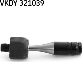 SKF VKDY 321039 - Aksiālais šarnīrs, Stūres šķērsstiepnis autospares.lv