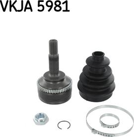 SKF VKJA 5981 - Šarnīru komplekts, Piedziņas vārpsta www.autospares.lv