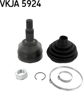 SKF VKJA 5924 - Šarnīru komplekts, Piedziņas vārpsta www.autospares.lv