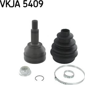 SKF VKJA 5409 - Šarnīru komplekts, Piedziņas vārpsta www.autospares.lv