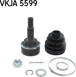 SKF VKJA 5599 - Šarnīru komplekts, Piedziņas vārpsta autospares.lv