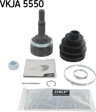 SKF VKJA 5550 - Šarnīru komplekts, Piedziņas vārpsta autospares.lv