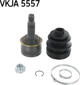 SKF VKJA 5557 - Шарнирный комплект, ШРУС, приводной вал www.autospares.lv