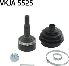 SKF VKJA 5525 - Šarnīru komplekts, Piedziņas vārpsta www.autospares.lv