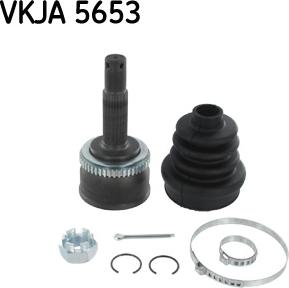 SKF VKJA 5653 - Šarnīru komplekts, Piedziņas vārpsta autospares.lv