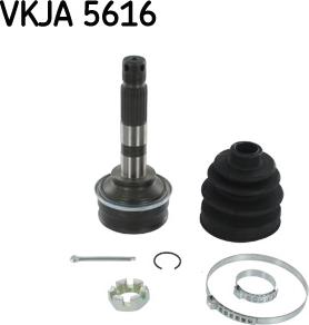 SKF VKJA 5616 - Šarnīru komplekts, Piedziņas vārpsta www.autospares.lv