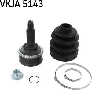 SKF VKJA 5143 - Šarnīru komplekts, Piedziņas vārpsta www.autospares.lv