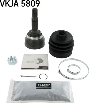 SKF VKJA 5809 - Šarnīru komplekts, Piedziņas vārpsta www.autospares.lv