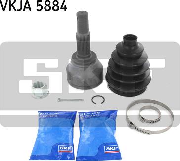 SKF VKJA 5884 - Šarnīru komplekts, Piedziņas vārpsta www.autospares.lv