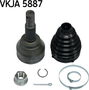 SKF VKJA 5887 - Šarnīru komplekts, Piedziņas vārpsta autospares.lv