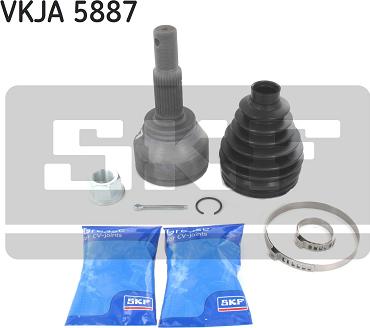 SKF VKJA 5887 - Šarnīru komplekts, Piedziņas vārpsta www.autospares.lv