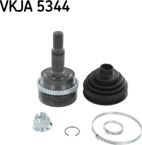 SKF VKJA 5344 - Šarnīru komplekts, Piedziņas vārpsta www.autospares.lv