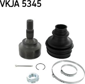 SKF VKJA 5345 - Šarnīru komplekts, Piedziņas vārpsta www.autospares.lv