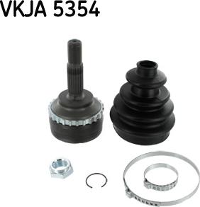 SKF VKJA 5354 - Šarnīru komplekts, Piedziņas vārpsta www.autospares.lv