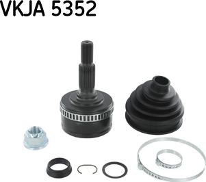 SKF VKJA 5352 - Šarnīru komplekts, Piedziņas vārpsta www.autospares.lv