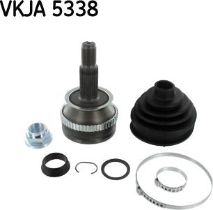 SKF VKJA 5338 - Šarnīru komplekts, Piedziņas vārpsta www.autospares.lv