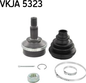 SKF VKJA 5323 - Šarnīru komplekts, Piedziņas vārpsta www.autospares.lv